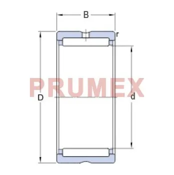 SKF NK 65/25 jehlové ložisko bez vnitřního kroužku