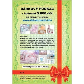 Dárkový potravinový koš Dárkový poukaz v krabičce - V HODNOTĚ 5 000 Kč - platnost do 31.12.2026