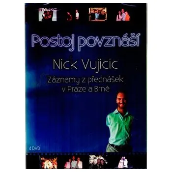 Nick Vujicic Postoj povznáší (4DVD) - Záznamy z přednášek v Praze a Brně
