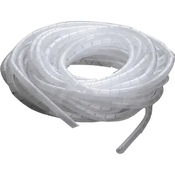 Auto elektroinstalace Svazovací spirála 6mm x 10m bílá