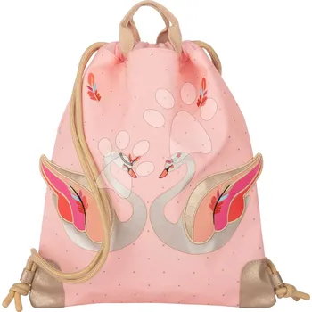 Školní sáček Školní vak na tělocvik a přezůvky City Bag Pearly Swans Jeune Premier ergonomický luxusní provedení 40*36 cm