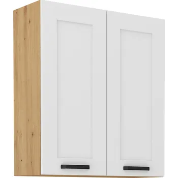 Kuchyňská skříňka Horní skříňka, bílá/dub artisan, LULA 80 G-90 2 F