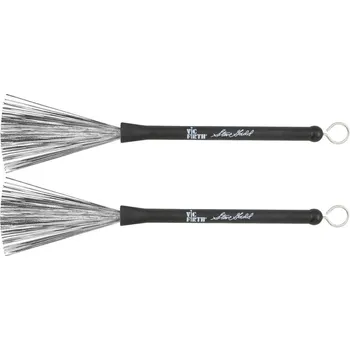 Příslušenství pro bicí nástroj VIC FIRTH STEVE GADD WIRE BR. metličky,plastový držák 61735