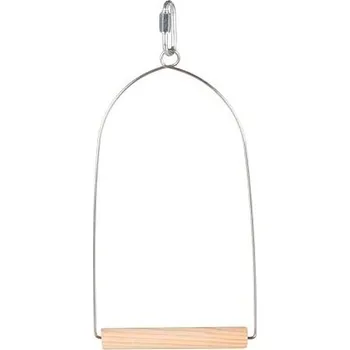 Hračka pro ptáka Trixie Dřevěná houpačka závěsná 10 x 22 cm