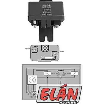 Auto elektroinstalace Žhavící relé - Hella 4RV 008188-331