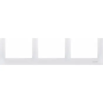 vypínač Rámeček trojnásobný Simon 54 premium bílý