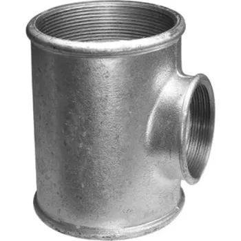 Fitinka Ostatní výrobci T-kus 130 1 1/4"x3/4"x1 1/4", redukovaný, s vnitřními závity, voda, litina, pozink