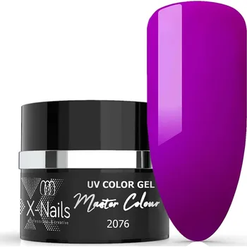 Přípravek na nehty X-NAILS bezvýpotkový UV/LED gel Master Line, 5 ml - NEON VIOLET (Quick UV/LED gel na gelové nehty, bez výpotku)