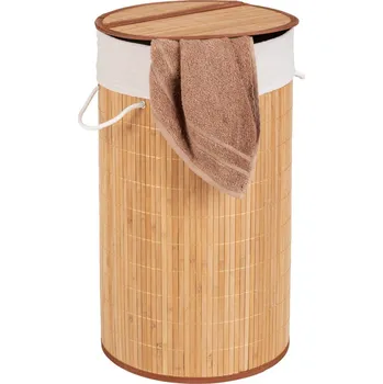 Odpadkový koš WENKO Koš na prádlo BAMBOO béžový 60x35x35 cm