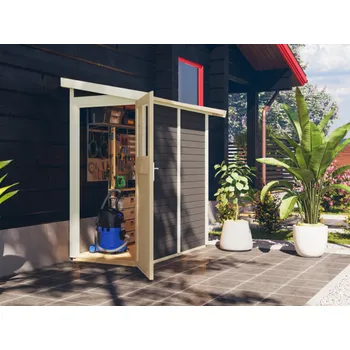 Zahradní domek Dřevěný domek KARIBU GÖRLITZ Šedý Varianta: dřevěný domek KARIBU GÖRLITZ (38747) šedý LG3071