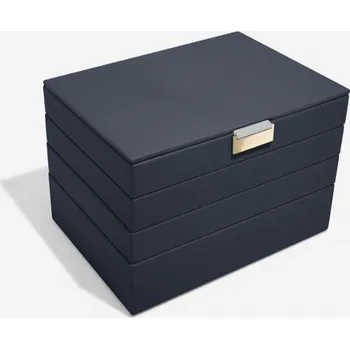 Šperkovnice STACKERS šperkovnice Classic Pebble Navy se zásuvkami 75998
