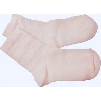 Ponožky dětské bavlna - VZOROVANÉ meruňkové - vel.17-18cm