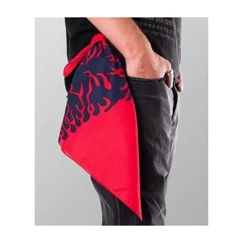 Šátek Šátek červený s plameny