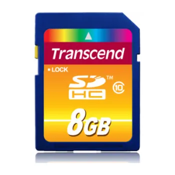 Paměťová karta TRANSCEND 8GB SDHC CARD (SD 3.0 SPD Class 10) memory card