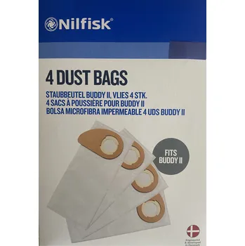 Sáček do vysavače Nilfisk Buddy II 12, 18 - 4 ks 4