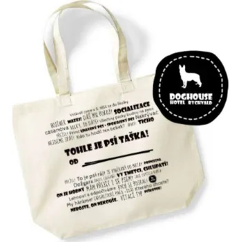 Nákupní taška Psí taška - Doghouse hotel Rychvald