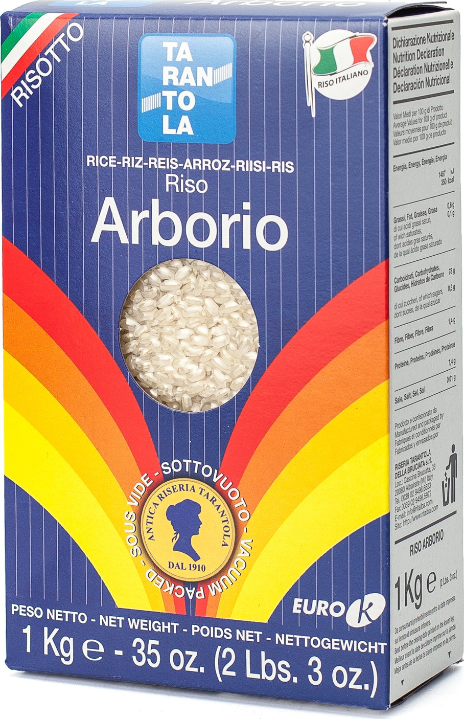 Tarantola Riso Superfino Arborio 1 Kg Od 99 Kč - Zbozi.cz