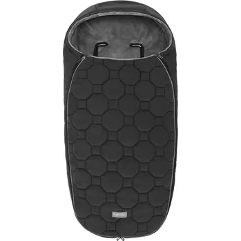 Fusak Inglesina Inglesina Fusak Winter Muff Vulcan Black pro kombinovaný/sportovní kočárek" "Barva:černé|Délka:100|Druh:zimní|Prošívaný:ano|Typ zapínání:pojízdné zipy|Umístění fusaku:do kočárku|