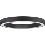 NOVA LUCE stropní svítidlo MORBIDO černý hliník a akryl LED 60W 230V 2700K - 4000K IP20 vč. dálkového ovládání stmívatelné Tuya 9345636