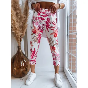Dámské kalhoty Dámské kalhoty DSTREET FLOWER RŮŽOVÁ unisize