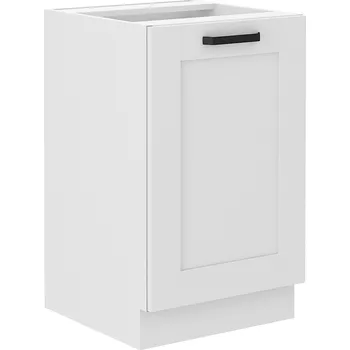 Kuchyňská skříňka Dřezová skříňka, bílá, LULA 50 ZL 1F BB