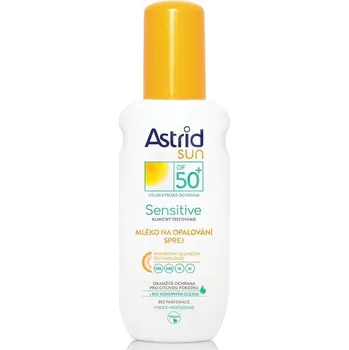 Přípravek na opalování ASTRID SUN MLÉKO NA OPALOVÁNÍ SPRAY SENSITIVE SPF 50+ 150 ML