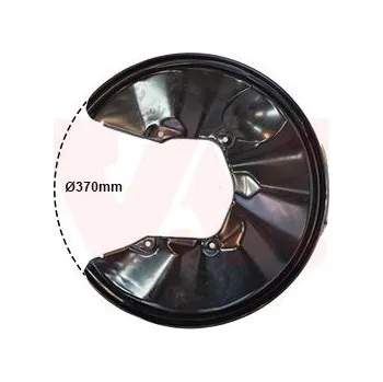 Auto-moto Ochranný plech proti rozstřikování, brzdový kotouč VAN WEZEL 0325378