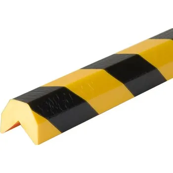 Stavební profil Varovný a ochranný profil 12, černá / žlutá, 4,1 cm × 3,6 cm × 500 cm