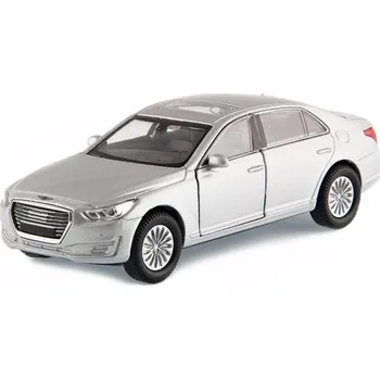 autíčko Welly Hyundai Genesis G90 stříbrný 1:34