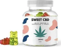 Sweet CBD Gumídci třešeň/kiwi/ananas/jahoda 100 mg 20 bonbonů