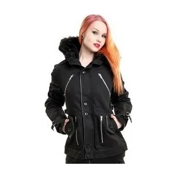 Rocková bunda dámská se zipy