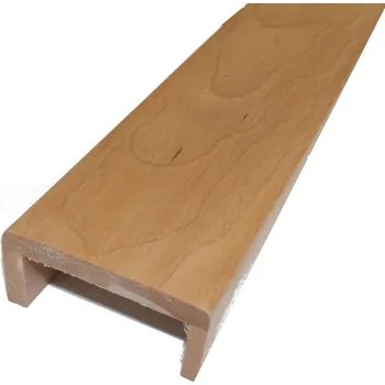 přechodová lišta Panelákový práh BUK úzký-délka 91,5 šířka 6,5 cm