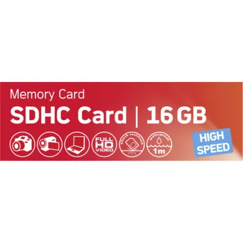 Paměťová karta AgfaPhoto SDHC karta 16GB High Speed Class 10 UHS I