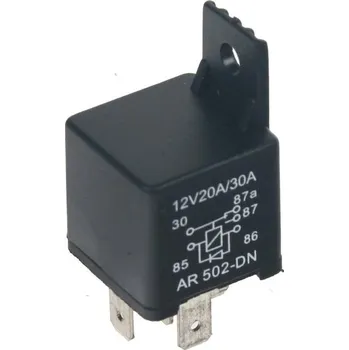 Auto elektroinstalace PŘEPÍNACÍ relé 12V, 20A/30A s diodou, STM 46037