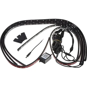 Přídavný světlomet LED podsvětlení vnitřní/vnější RGB 12V, bluetooth, 4 pásky - STM 95RGB-SET07