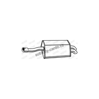 Zadní tlumič výfuku WALKER 23340-00 (23340)