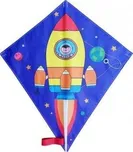 Drak létající nylon 70x60cm kosmická raketa