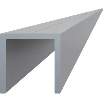 Plot U profil 20,5x22x6000 mm, materiál EN AW-6060 T66, přírodní hliník bez povrchové úpravy, cena za KUS
