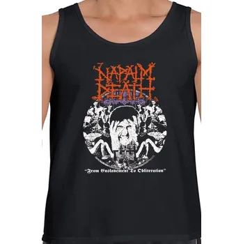 Pánské tílko tílko Napalm Death - From Enslavement to Obliteration