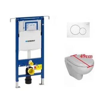 WC sada Geberit DUOFIX SPECIAL -SET pro závěsné WC+klozet Jika Lyra a sedátko 111.355.00.5 SJLPzkr