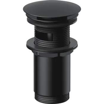 sítko a zátka do dřezu Cersanit Zen špunt do umyvadla černá S951-701