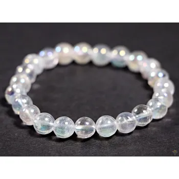 Náramek Magieprirody.cz Náramek Křišťál aura - 8 mm kuličky #505