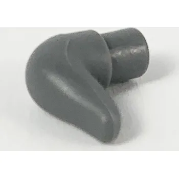 Hračka 64847 Dark Bluish Gray Cattle Horn, Short (Tmavě modrošedý roh pro skot, krátký)