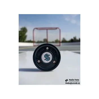 Hokejová tréninková pomůcka Tréninkový Puk Green Biscuit NHL Seattle Kraken, Barva Tmavě Modrá