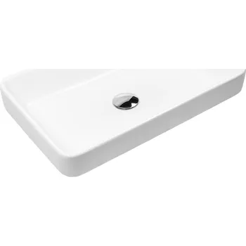 Umyvadlo Oltens Fossa umyvadlo 55x34 cm obdélníkový na pult bílá 40801000