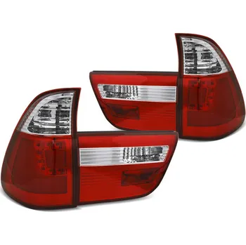 Zadní světlomet TUNING-TEC Zadní světla BMW X5 E53 99-03 - červené/bílé