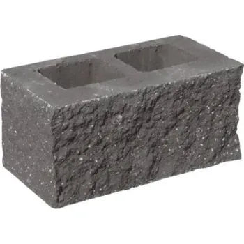 Zahradní obrubník Tvárnice PRESBETON FACE BLOCK HX 2/19/4B černá