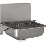 Sanela Nerezová nástěnná výlevka 44x33,8 cm, nerez, SLVN 01