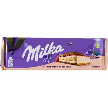Čokoládová tyčinka Milka Strawberry Cheesecake 300g