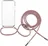FIXED Pure Neck pro Apple iPhone 7/8/SE 2020/SE 2022, růžová šňůrka/transparentní